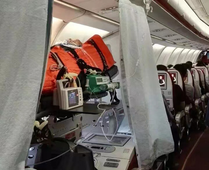 武夷山市跨国医疗包机、航空担架